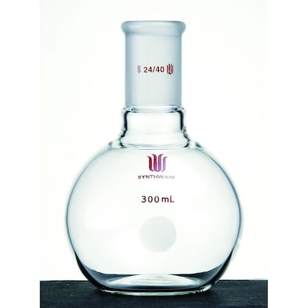 Synthware FLASK, FLAT BOTTOM, 24/40, 100mL F124100